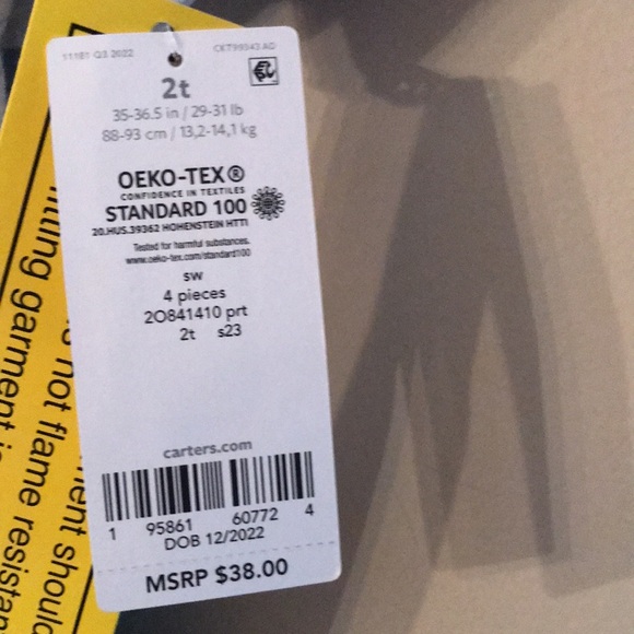 Pajamas- 2 sets of 2 piece pajamas Size 2T NWT - Picture 5 of 6